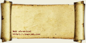 Jovana Čajkanović vizit kartica